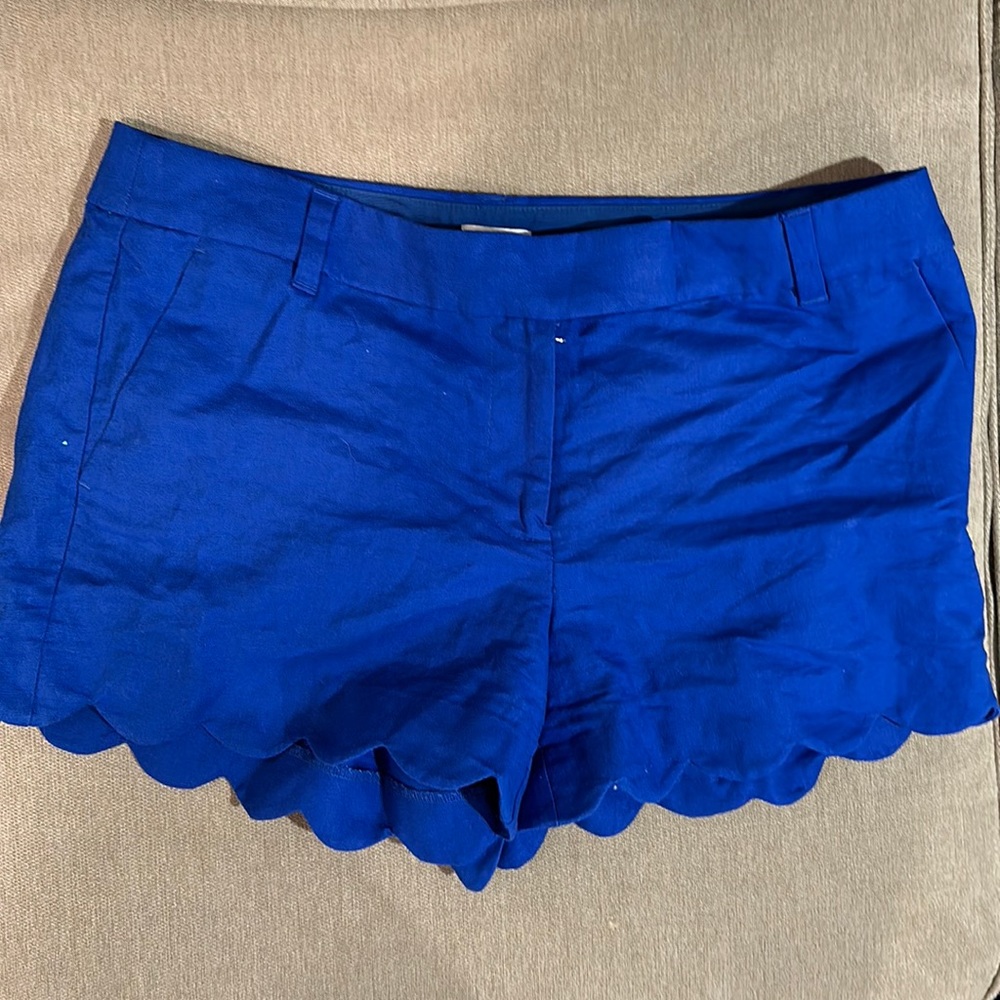 Women's Jcrew scalloped shorts size 10